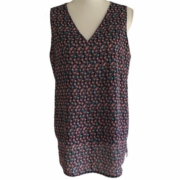 Pleione V-Neck Sleeveless Pullover Blouse Medium - Picture 2 of 9